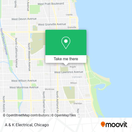 A & K Electrical map