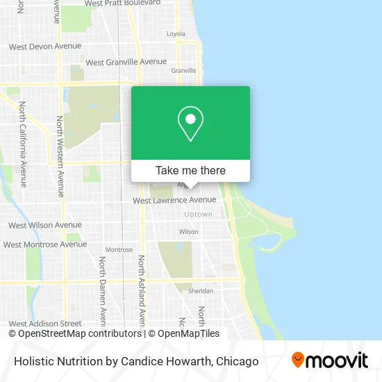 Holistic Nutrition by Candice Howarth map