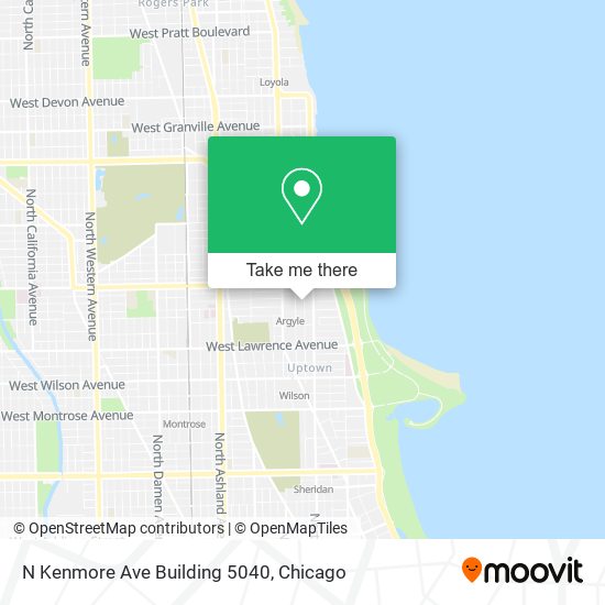 N Kenmore Ave Building 5040 map