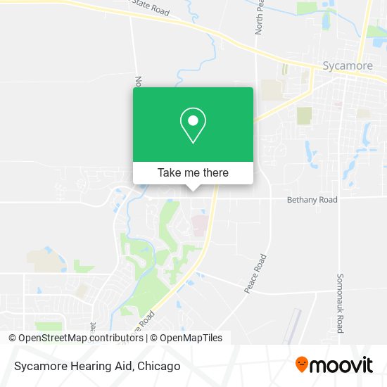 Sycamore Hearing Aid map