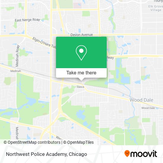 Northwest Police Academy map