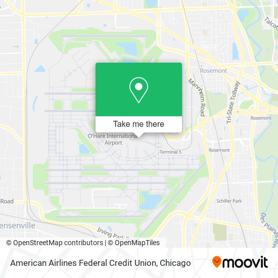 Mapa de American Airlines Federal Credit Union