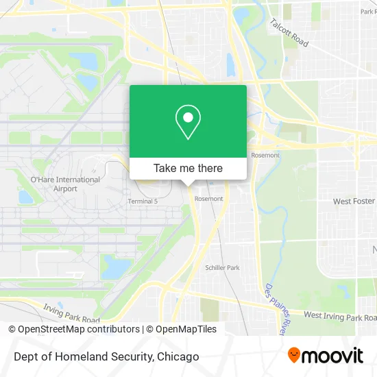 Dept of Homeland Security map