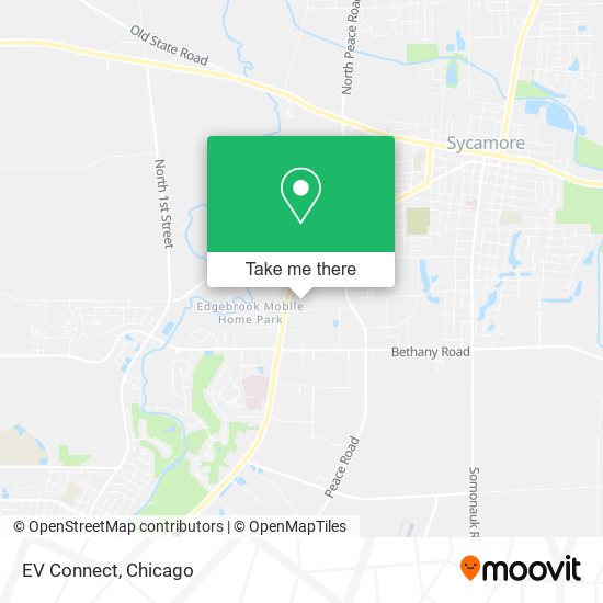 Mapa de EV Connect