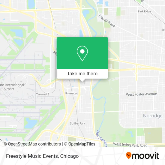 Freestyle Music Events map