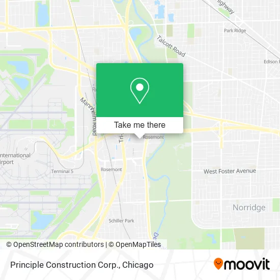Principle Construction Corp. map