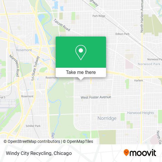 Mapa de Windy City Recycling