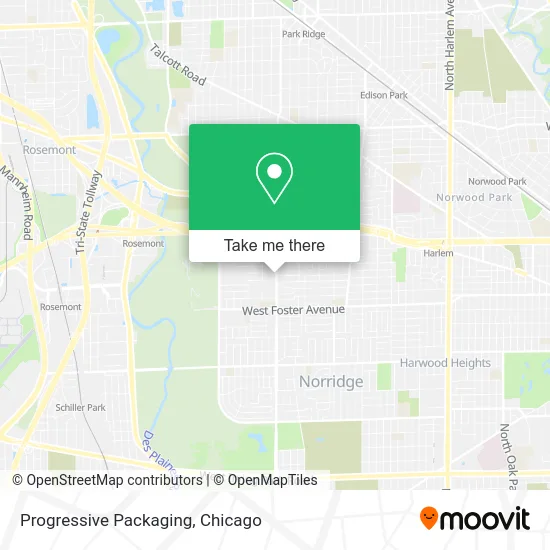 Progressive Packaging map