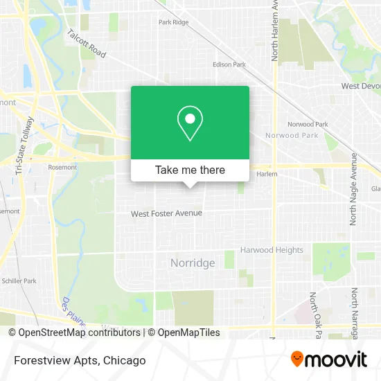 Forestview Apts map