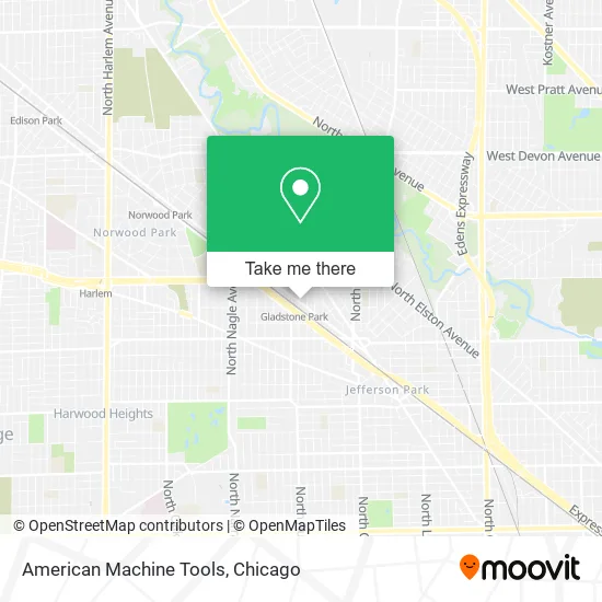 American Machine Tools map