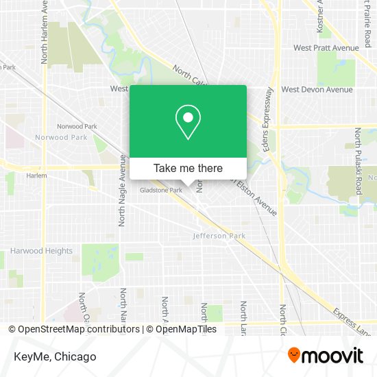 KeyMe map