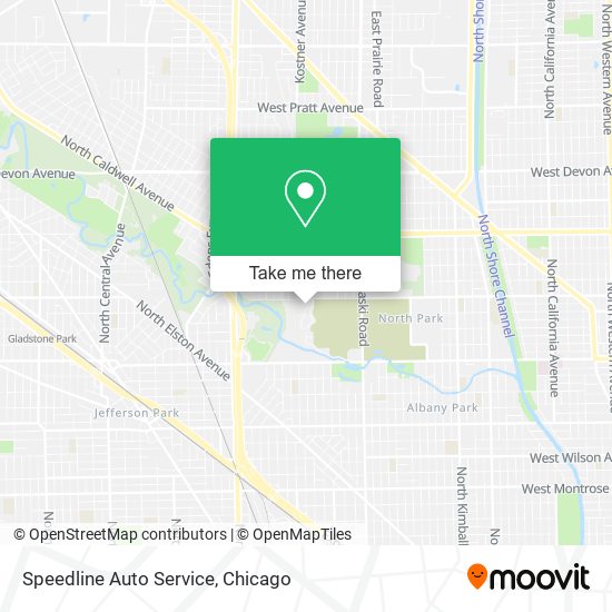 Speedline Auto Service map