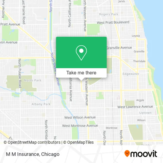 M M Insurance map