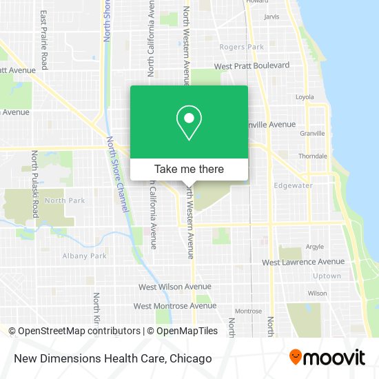 New Dimensions Health Care map