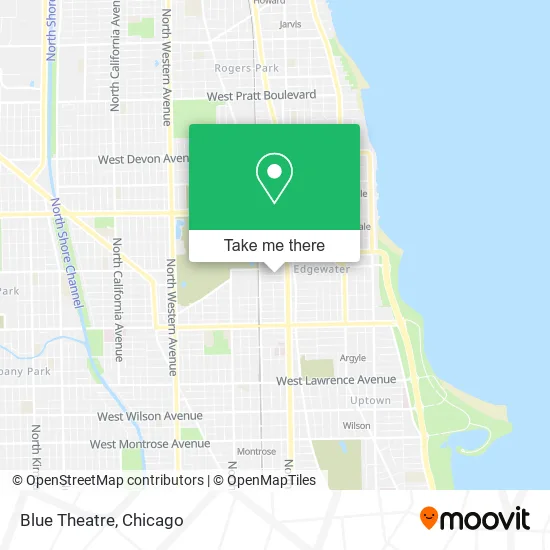 Blue Theatre map