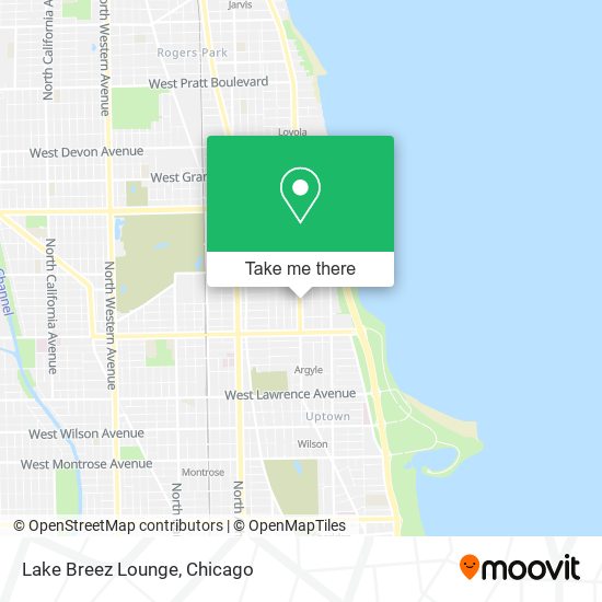 Lake Breez Lounge map