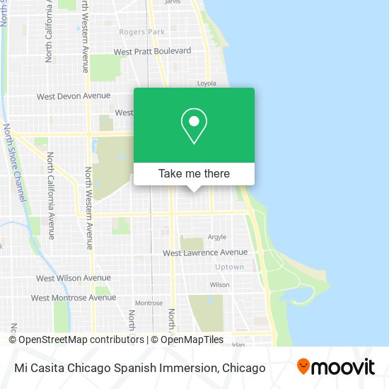 Mapa de Mi Casita Chicago Spanish Immersion