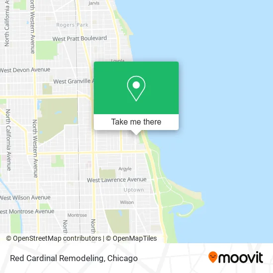 Red Cardinal Remodeling map