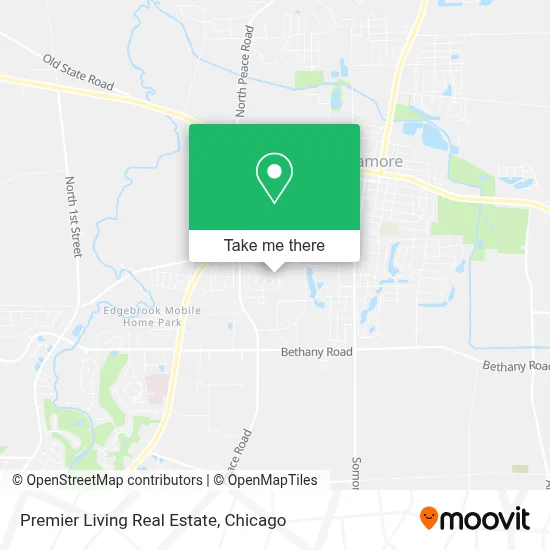 Premier Living Real Estate map