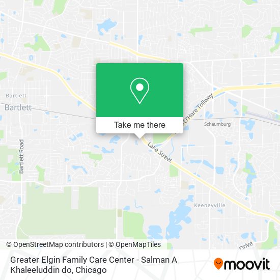 Mapa de Greater Elgin Family Care Center - Salman A Khaleeluddin do