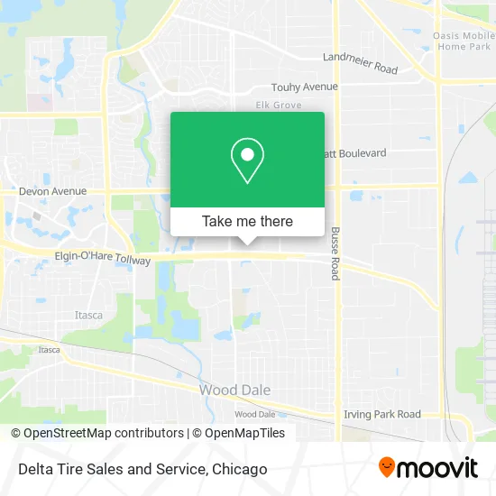 Delta Tire Sales and Service map