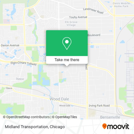 Midland Transportation map