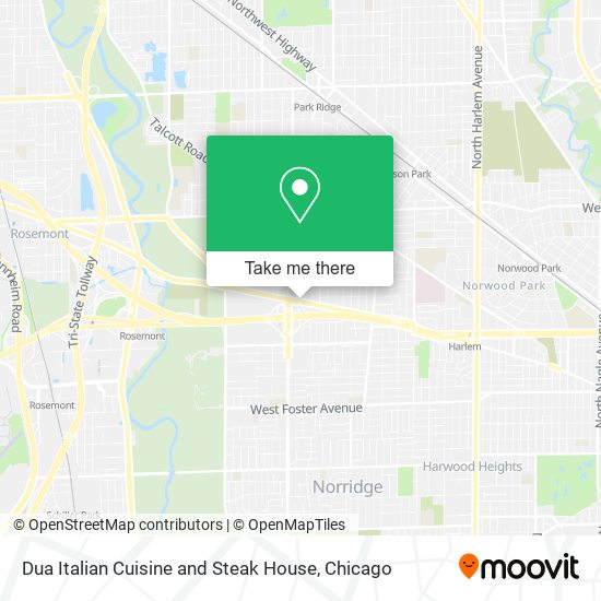 Dua Italian Cuisine and Steak House map