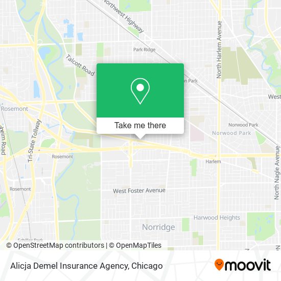 Mapa de Alicja Demel Insurance Agency