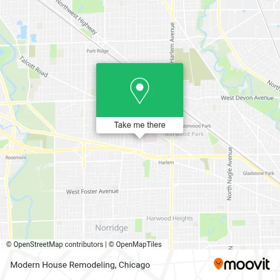 Modern House Remodeling map