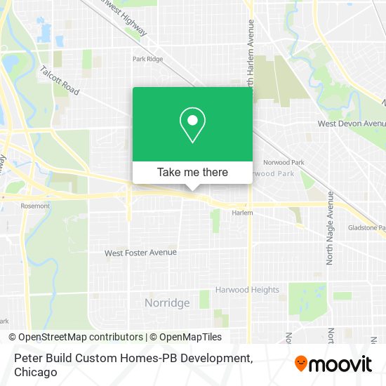 Peter Build Custom Homes-PB Development map