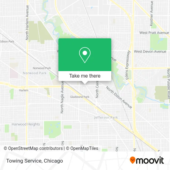 Towing Service map