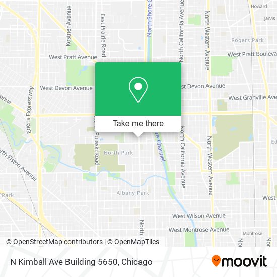 Mapa de N Kimball Ave Building 5650