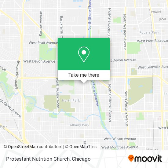 Mapa de Protestant Nutrition Church