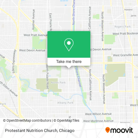 Protestant Nutrition Church map