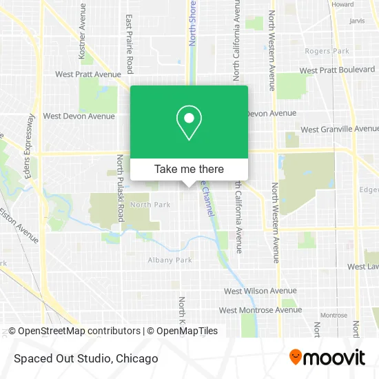 Spaced Out Studio map