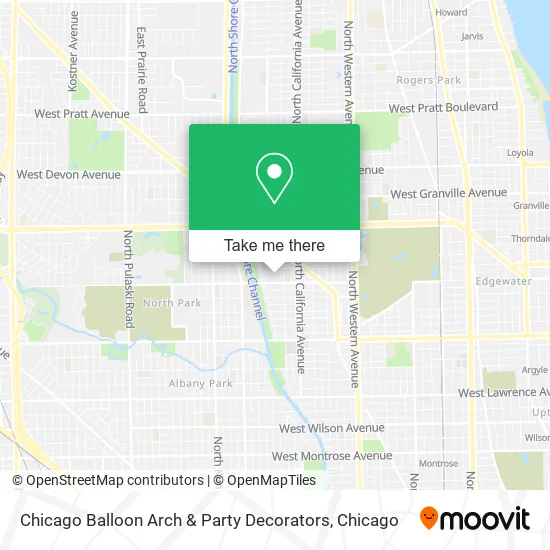 Chicago Balloon Arch & Party Decorators map