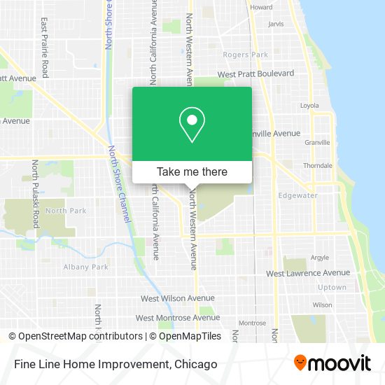 Fine Line Home Improvement map