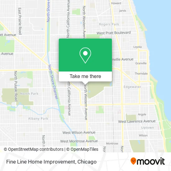 Fine Line Home Improvement map
