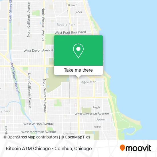 Bitcoin ATM Chicago - Coinhub map
