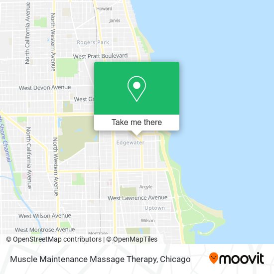 Muscle Maintenance Massage Therapy map