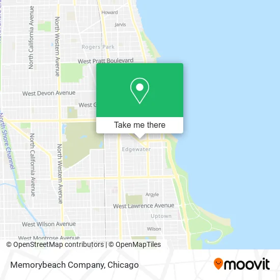 Memorybeach Company map