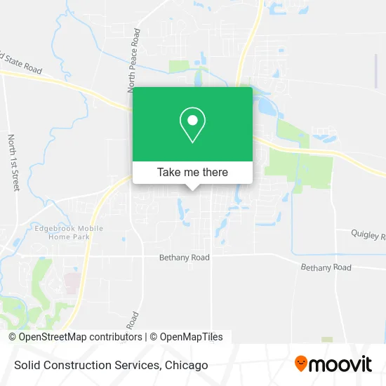Solid Construction Services map