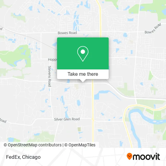Mapa de FedEx
