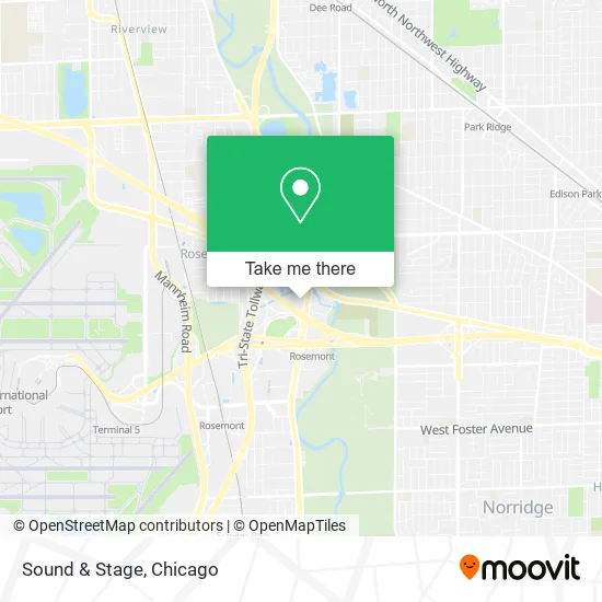 Sound & Stage map