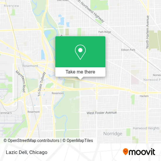 Lazic Deli map