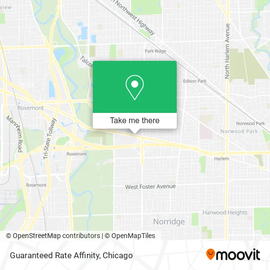 Guaranteed Rate Affinity map