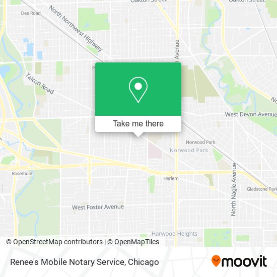 Renee's Mobile Notary Service map