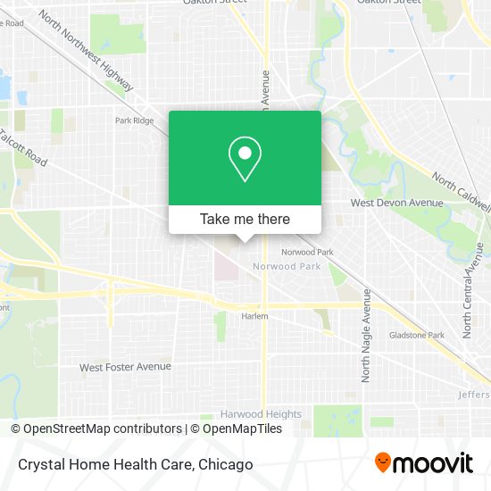 Crystal Home Health Care map