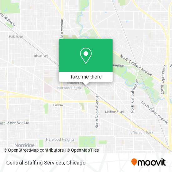 Central Staffing Services map