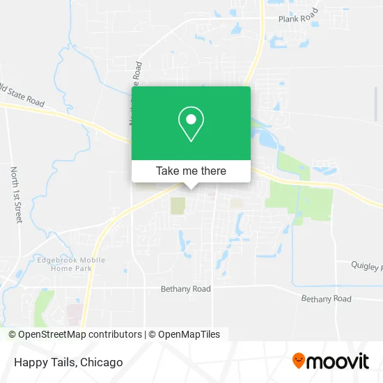 Happy Tails map